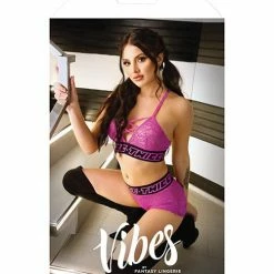 Fantasy Lingerie Vibes Thicc Stretch Lace Bralette & Booty Shorts