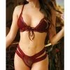 Fantasy Lingerie Vixen Good 4 You Lace Triangle Bralette & Panty