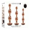 Gender X Gold Digger Set - Rose Gold-Black Anal Toys
