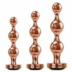 Gender X Gold Digger Set - Rose Gold-Black Anal Toys