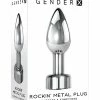 Gender X Rockin Metal Plug - Chrome Anal Toys