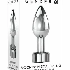 Gender X Rockin Metal Plug - Chrome Anal Toys