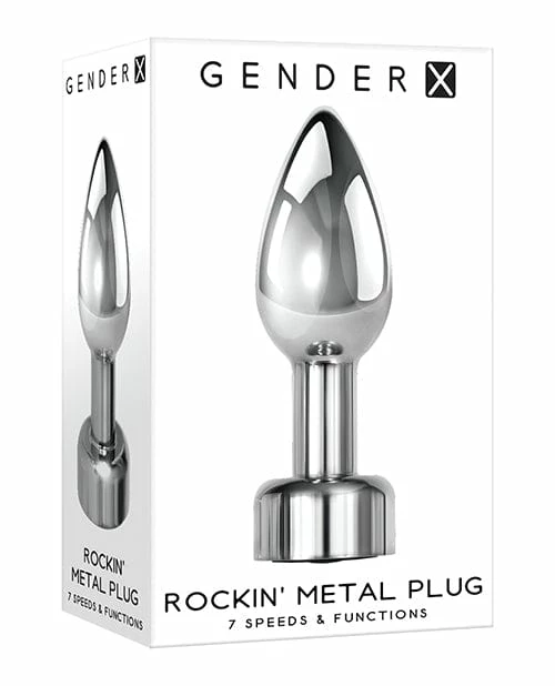 Gender X Rockin Metal Plug - Chrome Anal Toys