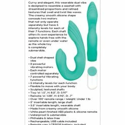 Dildos Gender X Strapless Seashell - Teal