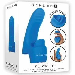 Vibrators Gender X Flick It - Blue