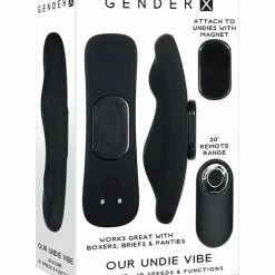 Vibrators Gender X Our Undie Vibe - Black