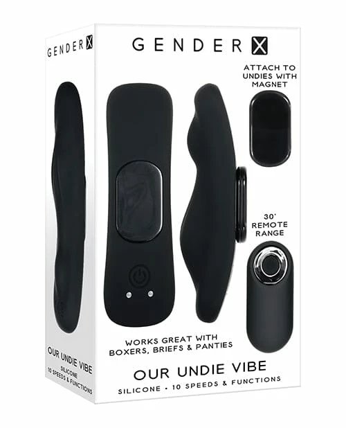 Vibrators Gender X Our Undie Vibe - Black