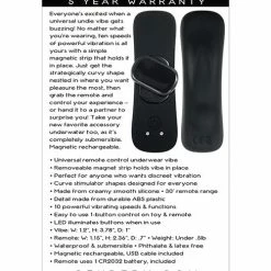 Vibrators Gender X Our Undie Vibe - Black