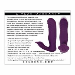 Vibrators Gender X Velvet Hammer - Purple