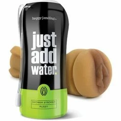 Global Novelties LLC Penis Toys Just Add Water Shower Pussy - Tan