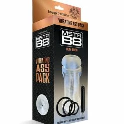 Global Novelties LLC Mstr B8 Bum Rush Vibrating Ass Pack - Kit Of 5 Clear