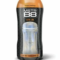 Global Novelties LLC Penis Toys Mstr B8 Clear View Stroker - Clear