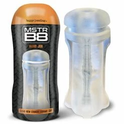 Global Novelties LLC Penis Toys Mstr B8 Clear View Stroker - Clear
