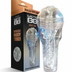 Global Novelties LLC Mstr B8 In The Clear Pussy Stroker - Clear Penis Toys
