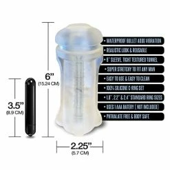 Global Novelties LLC Mstr B8 Lip Service Vibrating Mouth Pack - Kit Of 5 Clear Penis Toys