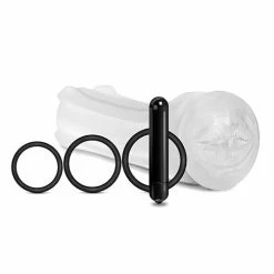 Global Novelties LLC Mstr B8 Lip Service Vibrating Mouth Pack - Kit Of 5 Clear Penis Toys