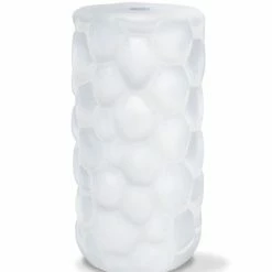 Global Novelties LLC Pleasure Package Use With Caution Tight Textured Stroker - White