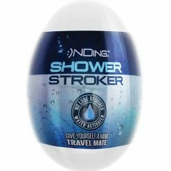 Global Novelties LLC Shower Stroker Travel Mate - White Penis Toys