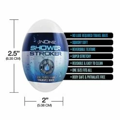 Global Novelties LLC Shower Stroker Travel Mate - White Penis Toys