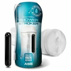 Global Novelties LLC Shower Stroker Vibrating Ass - Clear Penis Toys