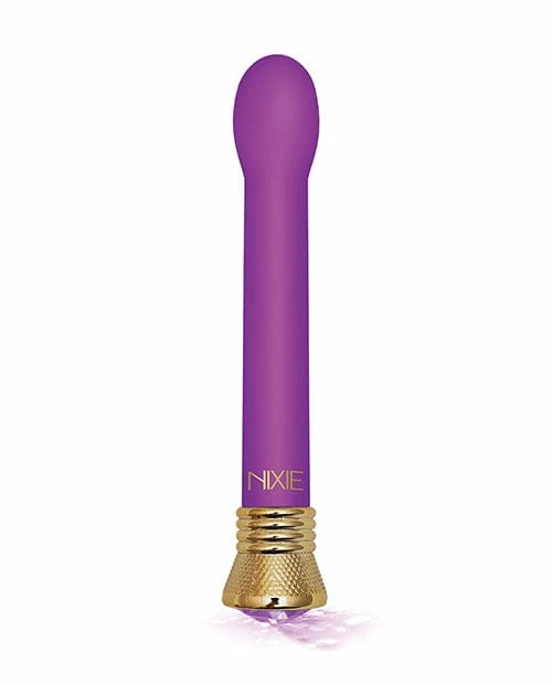 Global Novelties LLC Nixie Mystic Wave Satin Bulb Vibe - 10 Function Amethyst Vibrators