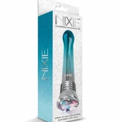 Global Novelties LLC Nixie Waterproof Bulb Vibe - 10 Function Blue Ombre Glow