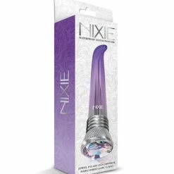Global Novelties LLC Nixie Waterproof G-spot Vibe - 10 Function Purple Ombre Glow