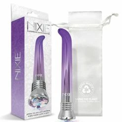 Global Novelties LLC Nixie Waterproof G-spot Vibe - 10 Function Purple Ombre Glow