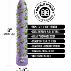 Global Novelties LLC Stoner Vibes Pack A Fatty Multi Speed Vibrator