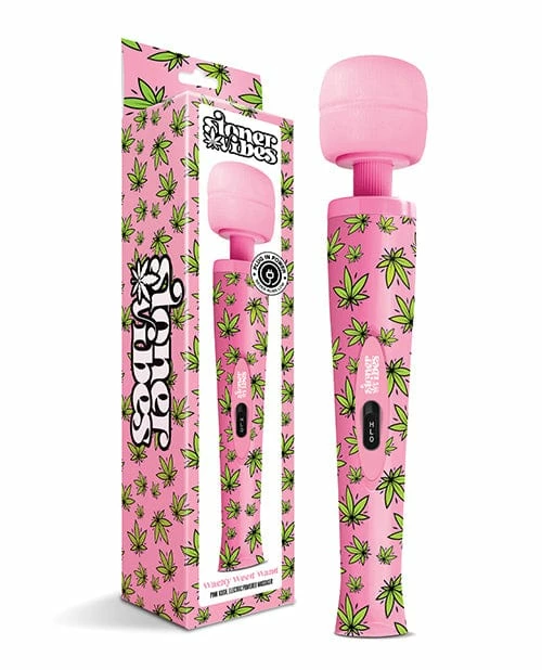 Global Novelties LLC Stoner Vibes Wacky Weed Wand Massager - Pink Kush