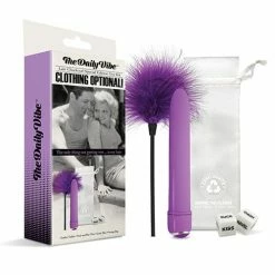 Global Novelties LLC The Daily Vibe Clothing Is Optional Kit - Purple