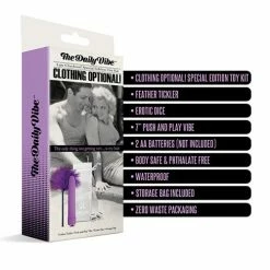 Global Novelties LLC The Daily Vibe Clothing Is Optional Kit - Purple
