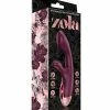 Global Novelties LLC Zola Rechargeable Silicone Dual Massager - Burgundy-rose Gold