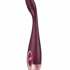 Global Novelties LLC Zola Rechargeable Silicone G Spot Massager - Burgundy-rose Gold Vibrators