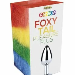 Hott Products Rainbow Foxy Tail Butt Plug Anal Toys