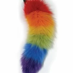 Hott Products Rainbow Foxy Tail Butt Plug Anal Toys