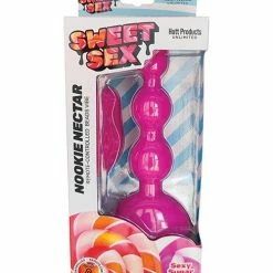 Hott Products Sweet Sex Nookie Nectar Beads Vibe W-remote - Magenta Anal Toys