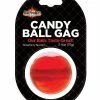 Hott Products Candy Ball Gag - Strawberry Kink & BDSM