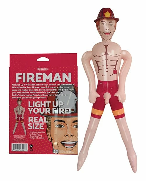Hott Products Penis Toys Inflatable Party Doll - Fireman