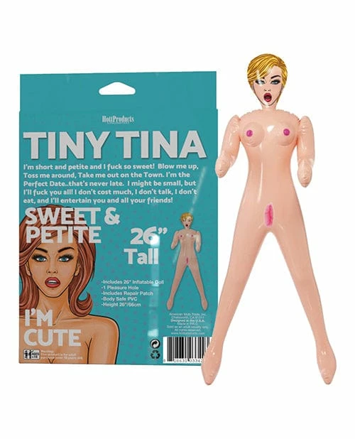 Hott Products Penis Toys Tiny Tina 26" Blow Up Doll