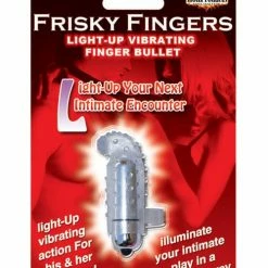 Hott Products Frisky Finger Light Up Vibrating Finger Bullet