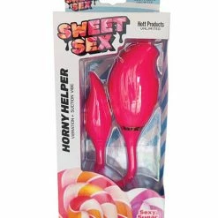 Hott Products Sweet Sex Horny Helper Vibration & Suction Vibe - Magenta Vibrators