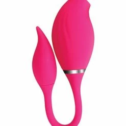 Hott Products Sweet Sex Horny Helper Vibration & Suction Vibe - Magenta Vibrators