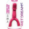 Hott Products Wet Dreams Tongue Star Cock Crush Vibe - Pink