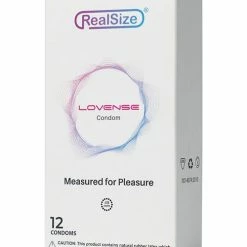 Hytto Pte. Ltd. Lovense RealSize Condoms - Box Of 12