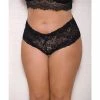 ICollection Lingerie Lace & Pearl Boyshort With Satin Bow Accents