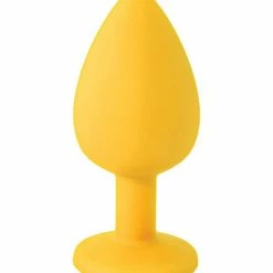 Icon Brands INC The 9's Booty Calls Don't Stop Plug - Yellow Anal Toys