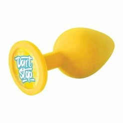 Icon Brands INC The 9's Booty Calls Don't Stop Plug - Yellow Anal Toys
