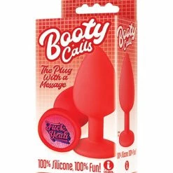 Icon Brands INC Anal Toys The 9's Booty Calls Fuck Yeah Plug - Red