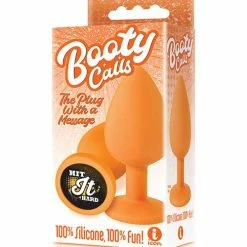 Icon Brands INC The 9's Booty Calls Hit It Hard Plug - Orange Anal Toys